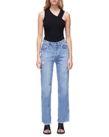 Women's RLXD Straight in Vintage Blue Frayed Hem