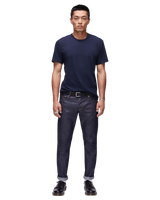 Men's Skinny Slim Jeans in Tumbled Raw Selvedge