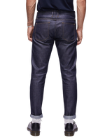 Men's Skinny Slim Jeans in Tumbled Raw Selvedge