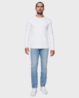 Men's Skinny Slim Jeans in Light Blue Vintage.