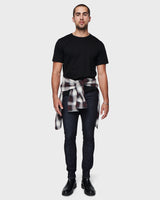 Men's Athletic Taper Jeans in Dark Wash Resin - Timber Stitch.