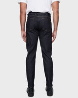 Men's Athletic Taper Jeans in Dark Wash Resin - Timber Stitch.