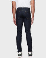 Men's Skinny Jeans in Dark Worn.