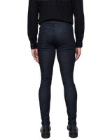 mens skinny jeans in dark resin grey stitch