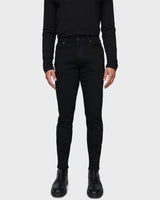 Men's Athletic Taper Jeans in Jet Black.