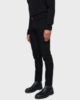 Men's Athletic Taper Jeans in Jet Black.