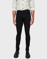 Men's Skinny Jeans in Jet Black.