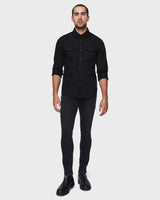 Men's Skinny Jeans in Faded Black.