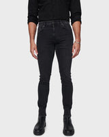 Men's Skinny Jeans in Faded Black.