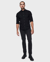 Men's Slim Jeans in Faded Black.