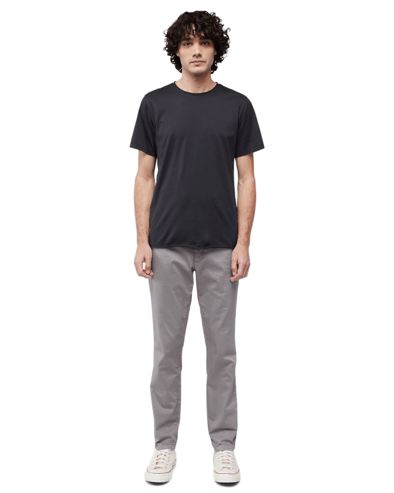 mens skinny slim grey chino