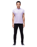 Cashmere Sleeveless Sweater in Lilac