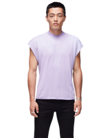 Cashmere Sleeveless Sweater in Lilac