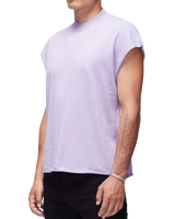Cashmere Sleeveless Sweater in Lilac