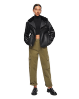 Black Leather Biker Jacket