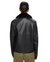 Black Leather Biker Jacket