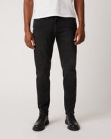 Men's Athletic Taper Jeans in Faded Black.