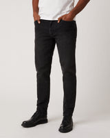 Men's Athletic Taper Jeans in Faded Black.