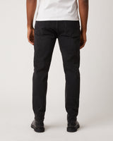 Men's Athletic Taper Jeans in Faded Black.