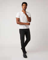 Men's Athletic Taper Jeans in Faded Black.
